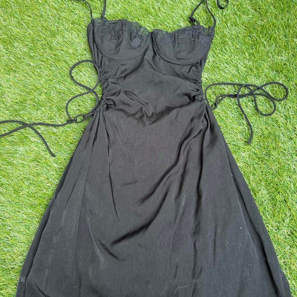 Princess polly black mini dress